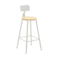 Modern Bar Set 1/2/5 Pieces Rectangle Trestle Wood and Metal Table and Stool Set