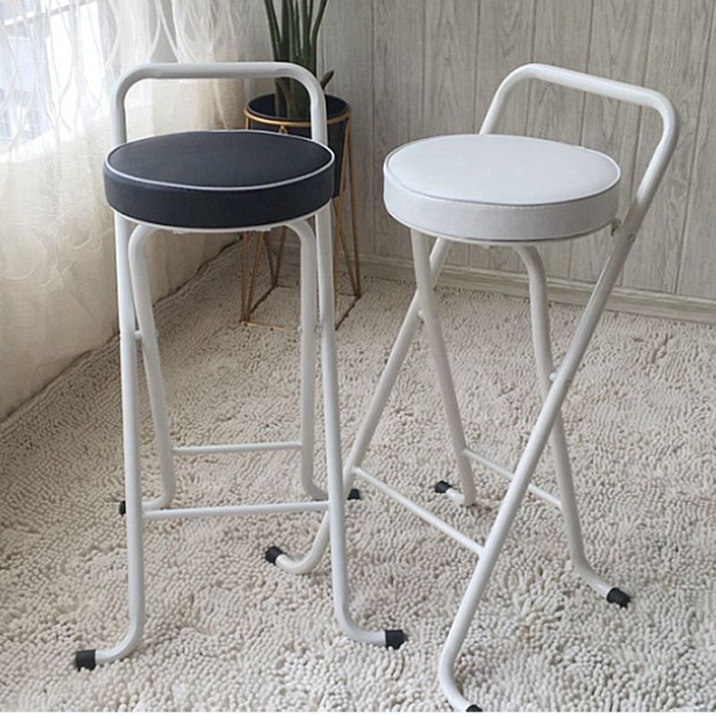 Nordic Style Pu Leather Barstools Folding Counter Stools for Dining Room Clearhalo 'Bar Furniture' 'Bar Stools' 'bar_stools' 'furn' 'furn_bar_stools' 'furniture_bar_stools' 'Kitchen & Dining Furniture' 'kitchen&dining_furn' 'kitchen' 'kitchen_furn' Furniture' 1200x1200_0c09a55c-8e95-4ca3-8321-c0a9bc7f2932