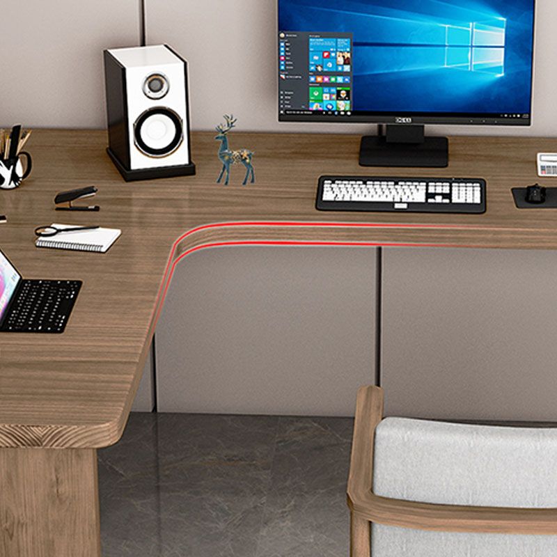 Natural Modern L-Shape Office Desk Home Solid Wood Writing Desk Clearhalo 'furn' 'furn_office_desk' 'Furniture' 'Office Desks' 'Office Furniture' 'office_desk' 1200x1200_0c0b9ffa-4f41-4f47-9ccf-8d302ed79f2f