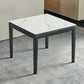 Industrial Square Shape White Table Sintered Stone Standard Dining Table for Kitchen Clearhalo ' dining_table' 'Dining Tables & Seating' 'Dining Tables' 'furn' 'furn_dining_table' 'Furniture' 'furniture_dining_table' 'Kitchen & Dining Furniture' 'kitchen&dining_furn' 'kitchen' 'kitchen_dining_table' 1200x1200_0c0c0ad5-d26f-40c1-afcd-81ae09bd669a