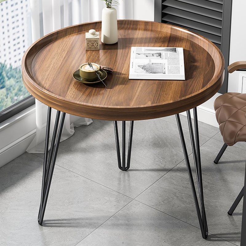 Modern 3 Legs Metal Base Grey/white/brown Round Wood Top End Table Clearhalo 'Coffee & Accent Tables' 'End & Side Tables' 'end_side_tables' 'furn' 'furn_end_side_tables' 'Furniture' 'Living Room Furniture' 1200x1200_0c0d9807-6d73-4d72-8361-5533afe3e3a0
