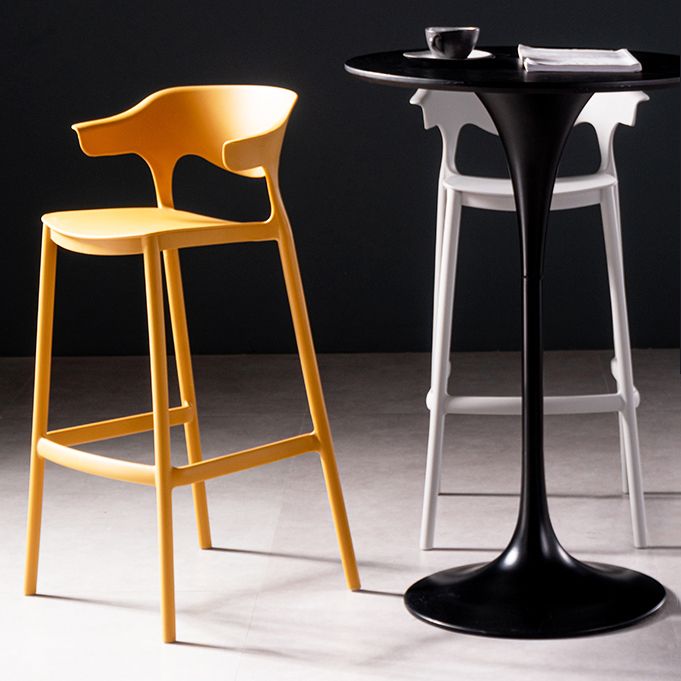 30 inch Plastic Scandinavian Armless Stool Low Back Bar Stool for Kitchen Clearhalo 'Bar Furniture' 'Bar Stools' 'bar_stools' 'furn' 'furn_bar_stools' 'furniture_bar_stools' 'Kitchen & Dining Furniture' 'kitchen&dining_furn' 'kitchen' 'kitchen_furn' Furniture' 1200x1200_0c1628bf-b854-42df-a827-29281388e72f