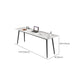 Descrito de la oficina de piedra rectángulo Top Office Modern Writing Desk for Office