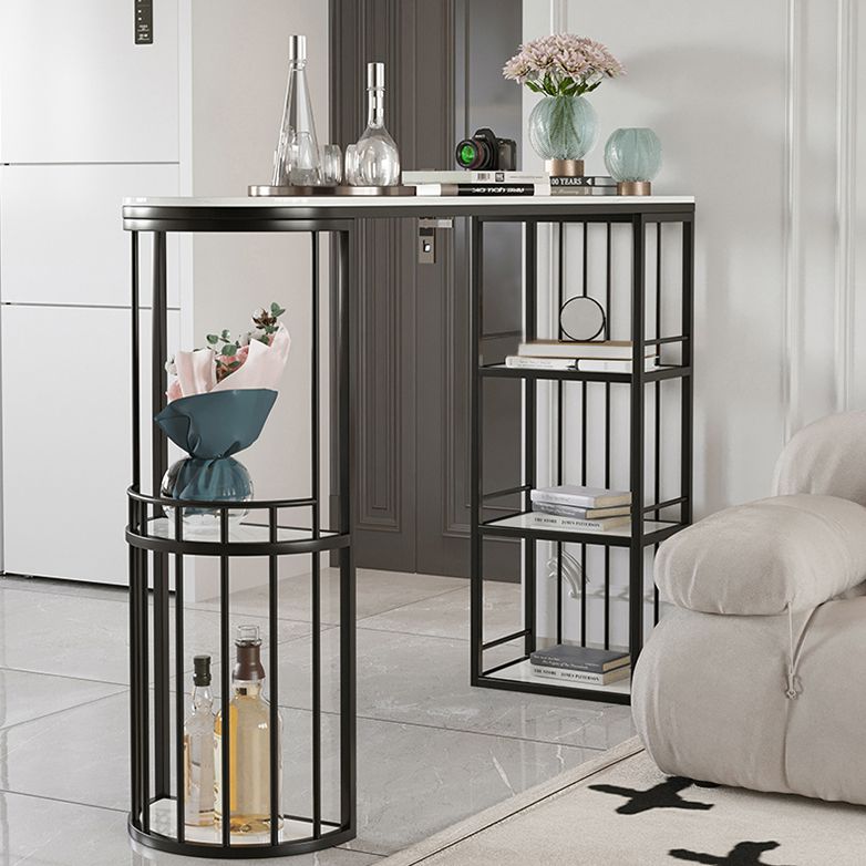 Set tavolo da bar in stile moderno Set tavolo da bar in granito bianco da 1/3 pezzi