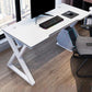 Ergonomic Home Computer Desk Trestle Gaming Desk with Metal Legs Clearhalo 'furn' 'furn_office_desk' 'Furniture' 'Office Desks' 'Office Furniture' 'office_desk' 1200x1200_0c22303c-88f1-448f-b3b5-592c13cccd05