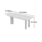 Metal Contemporary White Dining Table Sintered Stone Top Table for Dining Room Clearhalo ' dining_table' 'Dining Tables & Seating' 'Dining Tables' 'furn' 'furn_dining_table' 'Furniture' 'furniture_dining_table' 'Kitchen & Dining Furniture' 'kitchen&dining_furn' 'kitchen' 'kitchen_dining_table' 1200x1200_0c224745-e1f7-4a30-b6fd-1b578b9b8bec