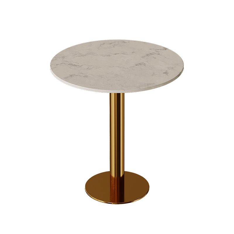 Set da tavolo Dinette in stile glam 1/2/5 pezzi set da pranzo rotondo per casa