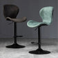 Scandinave Metal Barstool Adjustable PU Leather Barstools en finition mate pour intérieur