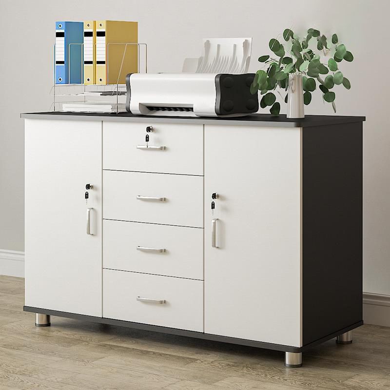 Nordic Style Cabinet Wood with Lock and Storage Lateral File Cabinet Clearhalo 'Filing Cabinets' 'filling_cabinets' 'furn' 'furn_filling_cabinets' 'Furniture' 'Office Furniture' 1200x1200_0c276173-6c7f-455c-9201-33ab1b004fe5
