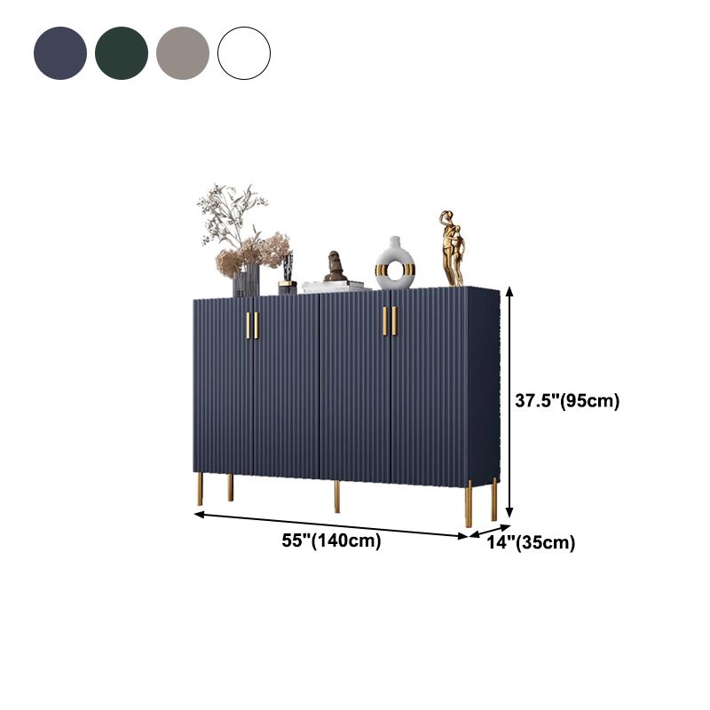 38-inch Height Kitchen Server Light Luxury Buffet Server for Living Room Clearhalo 'buffet_sideboard' 'Buffets & Sideboards' 'furn' 'furn_buffet_sideboard' 'Furniture' 'furniture_buffet_sideboard' 'Kitchen & Dining Furniture' 1200x1200_0c284e63-35f6-4b43-aaf4-a087f133dc9b