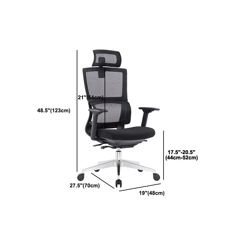 Executive Mid Back Office Chair Tilt Mechanism with Headrest Office Chair Clearhalo 'furn' 'furn_office_chair' 'Furniture' 'Office Chairs' 'Office Furniture' 'office_chair' 1200x1200_0c294cd7-986e-46fd-8f59-3f5d5916f5b8
