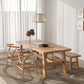 Fixed Modern Dinette Set 1/3 Pcs Solid Wood Furniture for Home