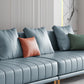 Blue Faux Leather Square Arm Contemporary Sofa with Stain Resistant and Slipcovered Clearhalo 'furn' 'furn_sofas' 'Furniture' 'furniture_sofas' 'Living Room Furniture' 'Sofa' 'sofas' 1200x1200_0c2c4e50-35bf-4412-bd36-e8dbc9e15882