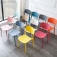 Scandinavian Stackable Armless Dining Chairs Plastic Open Back Dining Side Chair Clearhalo 'Dining Chairs' 'Dining Tables & Seating' 'dining_chair' 'furn' 'furn_dining_chair' 'Furniture' 'Kitchen & Dining Furniture' 1200x1200_0c32489f-1f7f-490e-b1f4-6322d3a20e9f
