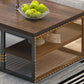 Frame Base Rectangular Modern Style Wood Table Metal Bottom Frame Coffee Table Clearhalo 'Coffee & Accent Tables' 'Coffee Tables' 'coffee_tables' 'furn' 'furn_coffee_tables' 'Furniture' 'Living Room Furniture' 1200x1200_0c330f00-4f26-475f-8490-2f71f58f2bfd