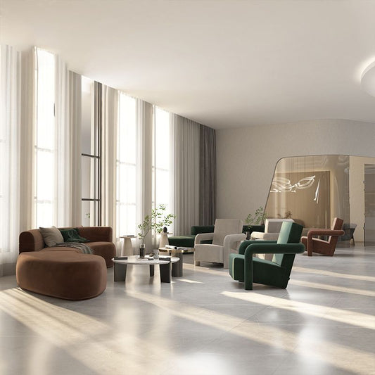 Divano sezionale di velluto divano contemporaneo di divano per soggiorno