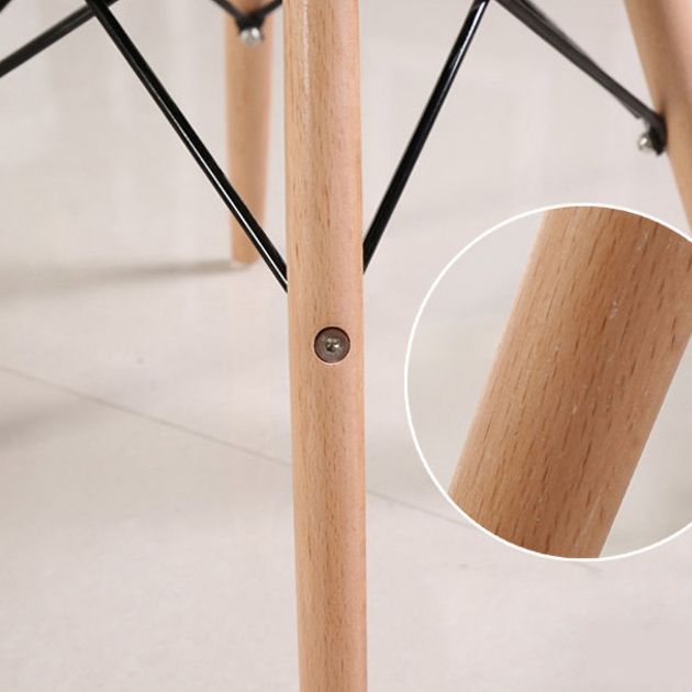 Home Scandinavian Side Chair Wood Upholstered Wingback Dining Room Chair Clearhalo ' kitchen&dining_furn' 'Dining Chairs' 'Dining Tables & Seating' 'dining_chair' 'Furniture' 'furniture_dining_chair' 'Kitchen & Dining Furniture' 'kitchen' 1200x1200_0c399127-ea13-4f81-b4d3-944808fdafa0