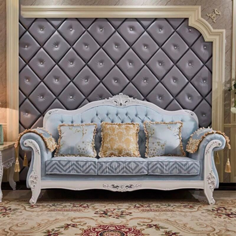 3人のための従来の標準フレアアームセッピーソファ