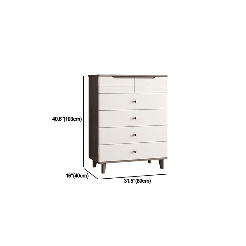 White Storage Chest Modern Style Bedroom Storage Chest Dresser with Drawers Clearhalo 'Bedroom Furniture' 'Dressers & Chests' 'dressers_chests' 'furn' 'furn_dressers_chests' 'Furniture' 1200x1200_0c3be487-dcac-48d3-8ccc-49d5b3bf0a66