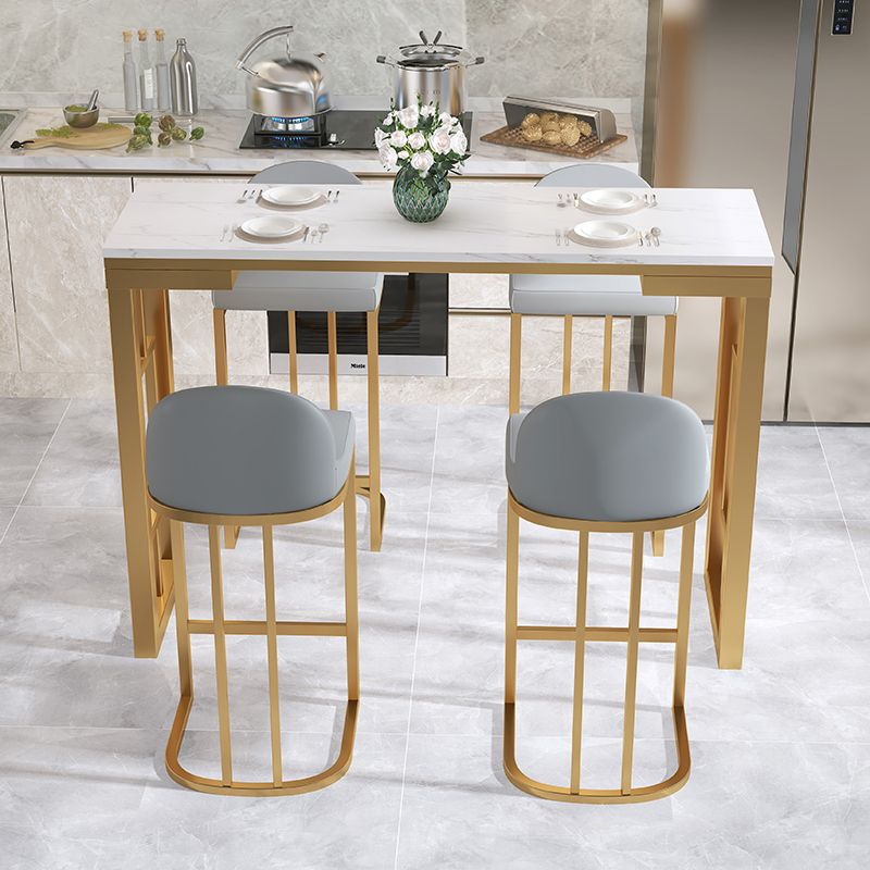 Living Room Counter Wine Table Rectangle Marble White Bar Height Pub Table Clearhalo 'Bar Furniture' 'Bar Tables' 'bar_tables' 'furn' 'furn_bar_tables' 'Furniture' 'furniture_bar_tables' 'Kitchen & Dining Furniture' 1200x1200_0c3c09d0-6903-48e6-9e93-107ee84826df