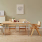 Modern Rectangle Dining Table Wood Table with Acrylic Legs for Kitchen Clearhalo 'Dining Tables & Seating' 'Dining Tables' 'dining_table' 'furn' 'furn_dining_table' 'Furniture' 'Kitchen & Dining Furniture' 1200x1200_0c3e7e09-860b-4dd2-bd95-453603a30881