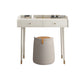 Bedroom Contemporary Storage Box 2-Drawer Cream Vanity Dressing Table Clearhalo 'Bedroom Furniture' 'furn' 'furn_makeup_vanities' 'Furniture' 'Makeup Vanities' 'makeup_vanities' 1200x1200_0c3f0b9b-94bd-4846-8bc8-ee4297f4301f