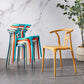 Modern Style Plastic Dining Chairs Stackable Dining Chairs for Kitchen Clearhalo ' kitchen&dining_furn' 'Dining Chairs' 'Dining Tables & Seating' 'dining_chair' 'furn' 'furn_dining_chair' 'Furniture' 'furniture_dining_chair' 'Kitchen & Dining Furniture' 'kitchen' 1200x1200_0c3f9df4-6380-422a-b70a-bfc7e85215e5