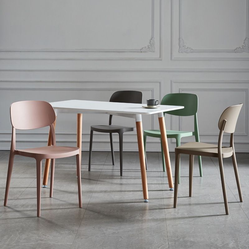 Contemporary Dining and Accent Chairs Indoor-Outdoor Open Back Dining Chair Clearhalo ' kitchen&dining_furn' 'Dining Chairs' 'Dining Tables & Seating' 'dining_chair' 'furn' 'furn_dining_chair' 'Furniture' 'furniture_dining_chair' 'Kitchen & Dining Furniture' 'kitchen' 1200x1200_0c410d39-8315-43c8-b94b-386c214c6b80