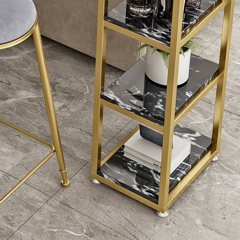 Marmeren eigentijdse cocktailbars tafel met opslag rechthoekige aanrechttafel