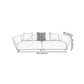Dark Gray Flared Arm Sectional Contemporary Tight Back Curved Sofa for Living Room Clearhalo 'furn' 'furn_sectionals' 'Furniture' 'furniture_sectionals' 'Living Room Furniture' 'Sectionals' 1200x1200_0c433ead-bf03-4c34-bbe7-095a35f80191