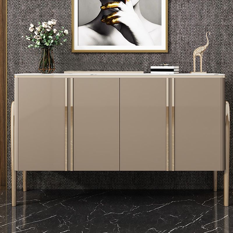 Steinbuffet Sideboard zeitgemäßes Stil -Essbuffet mit Schränken