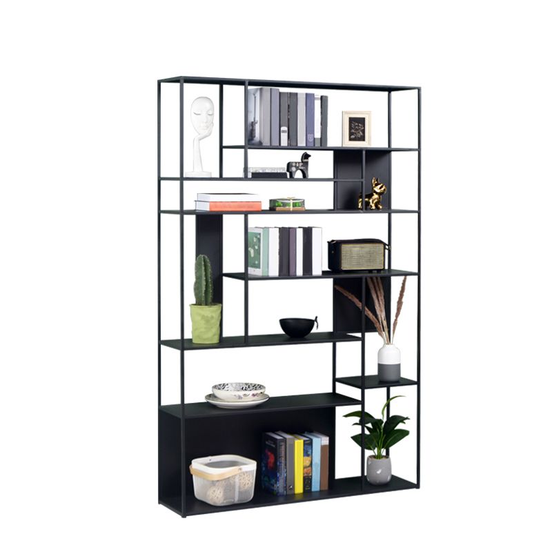 Bibliothèque de style contemporain metal ouvert étagère pour le bureau