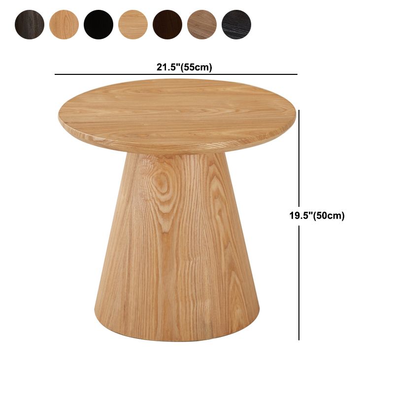 Nordic Style Cocktail Table Pine Material Multicolor Choice Round Coffee Table Clearhalo 'Coffee & Accent Tables' 'End & Side Tables' 'end_side_table' 'end_side_tables' 'furn' 'furn_end_side_tables' 'Furniture' 'furniture_end_side_table' 'Living Room Furniture' 1200x1200_0c476a02-8c14-4add-ac33-056c05648930