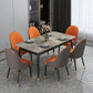 Rectangle Contemporary Style Dining Room Set Sintered Stone Dining Furniture Set with 4 Legs Table Clearhalo 'Dining Room Sets' 'Dining Tables & Seating' 'dining_room_set' 'furn' 'furn_dining_room_set' 'Furniture' 'furniture_dining_room_set' 'Kitchen & Dining Furniture' 'kitchen&dining_furn' 'kitchen' 1200x1200_0c4a8d41-53fc-41c7-9e0a-a2ebd90fe8ab