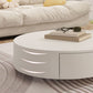 White Coffee Table Wooden 2 Piece Nesting Tables with Storage Drawer Clearhalo 'Coffee & Accent Tables' 'Coffee Tables' 'coffee_tables' 'furn' 'furn_coffee_tables' 'Furniture' 'Living Room Furniture' 1200x1200_0c4a9813-3d1a-4687-8222-5d39fa62d89f