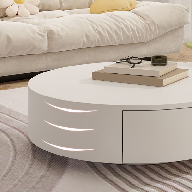White Coffee Table Wooden 2 Piece Nesting Tables with Storage Drawer Clearhalo 'Coffee & Accent Tables' 'Coffee Tables' 'coffee_tables' 'furn' 'furn_coffee_tables' 'Furniture' 'Living Room Furniture' 1200x1200_0c4a9813-3d1a-4687-8222-5d39fa62d89f
