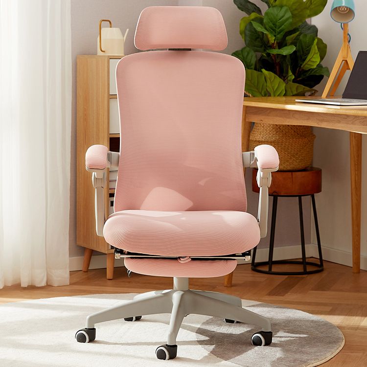 Chaise de bureau moderne Mécanisme d'inclinaison sans chaise de bureau ergonomique pénible avec roues