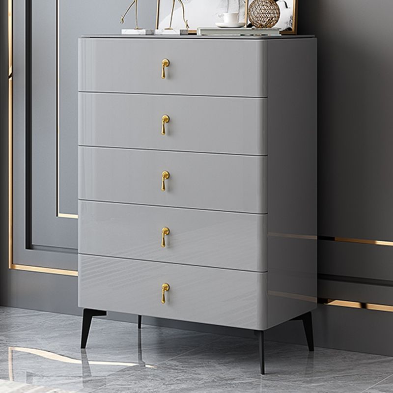 Contemporary 34.65'"/41.73" Tall Wooden Chest, Rectangle Accent Chest with Drawers Clearhalo 'Cabinets & Chests' 'cabinets_chests' 'furn' 'furn_cabinets_chests' 'Furniture' 'Living Room Furniture' 1200x1200_0c4b18af-25d7-4326-872d-b4f3a28d8929