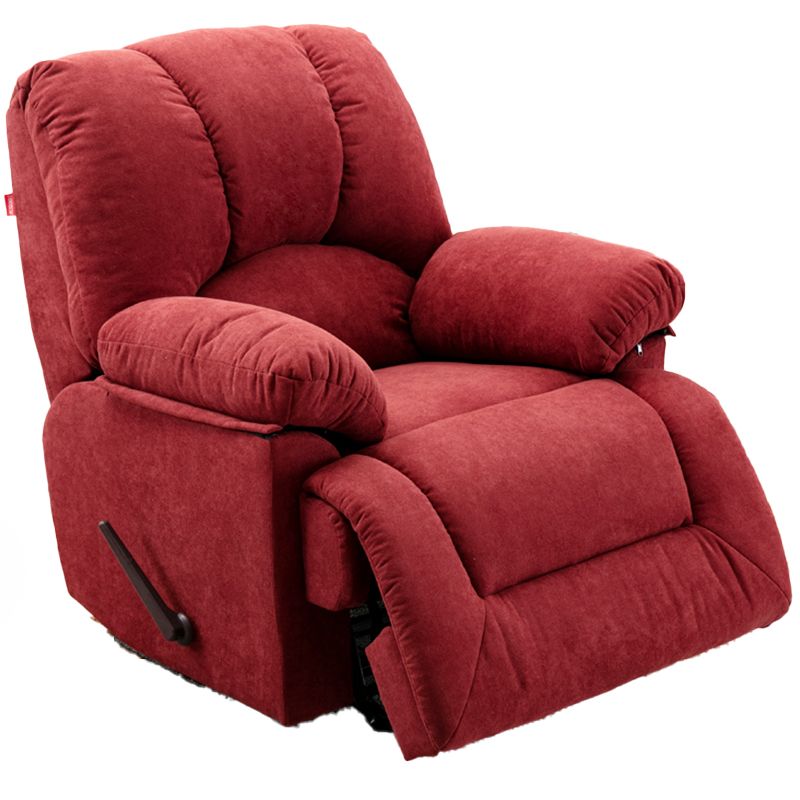 Contemporary Cotton Reclining Chair Solid Color Chair with Independent Foot Clearhalo 'Chairs & Seating' 'furn' 'furn_recliners' 'Furniture' 'Living Room Furniture' 'Recliners' 1200x1200_0c4c567f-73a6-4f71-8866-c1a73b15dc30