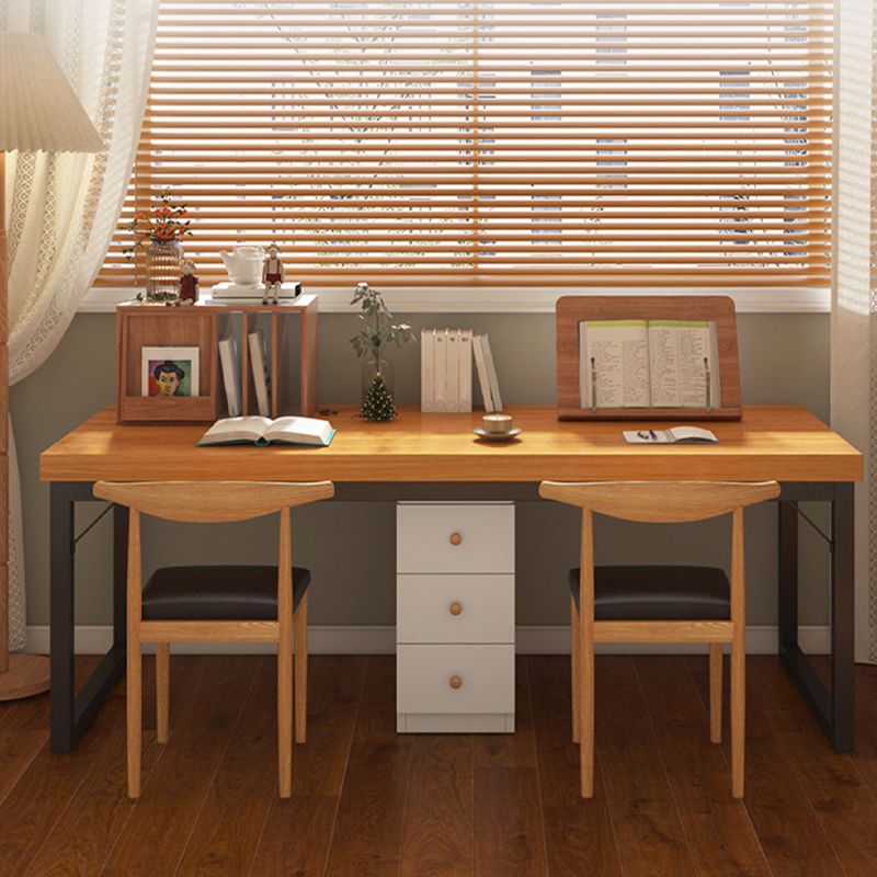 Houten eettafel in industriële stijl Eettafel rechthoekig voor thuis