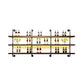 Wood and Metal Wine Rack Modern Style Wall Mounted Wine Bottle Rack with Shelf Clearhalo 'furn' 'furn_wine_racks' 'Furniture' 'Kitchen & Dining Furniture' 'Wine Racks' 'wine_racks' 1200x1200_0c4e50fd-c5d5-41d1-8e39-462a5ab8961e