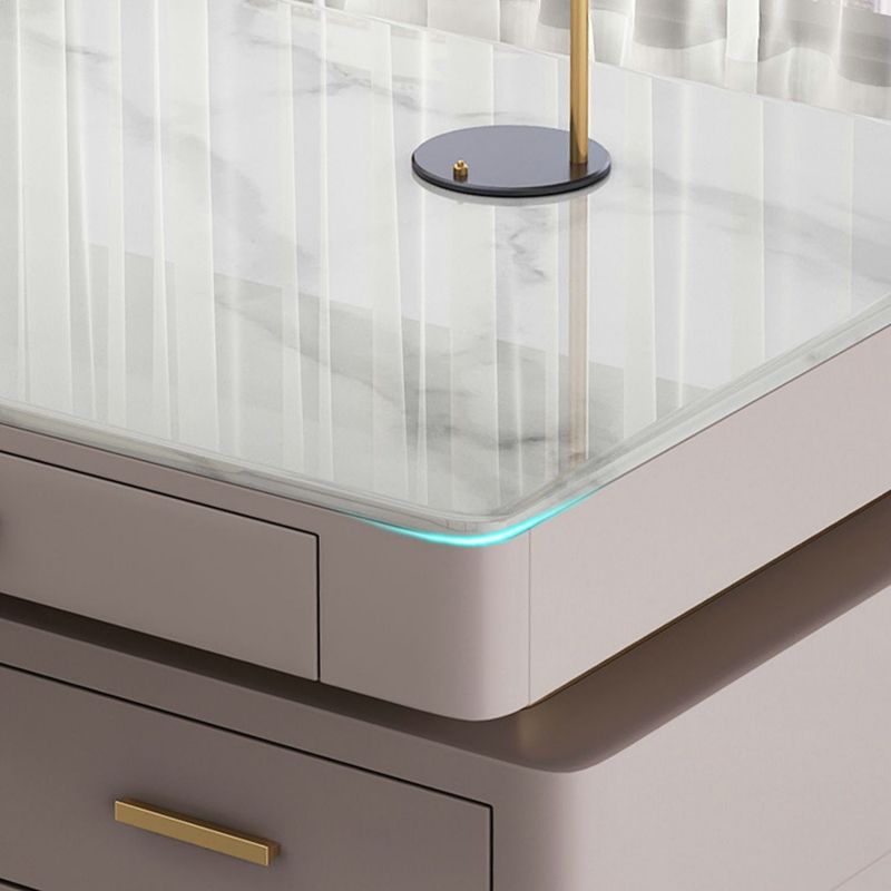 29.25-inch Height Classic Glam Office Desk Curved Stone Writing Desk Clearhalo 'furn' 'furn_office_desk' 'Furniture' 'Office Desks' 'Office Furniture' 'office_desk' 1200x1200_0c50bdbd-0fb8-4ac1-aaf9-a938cbc64cf5