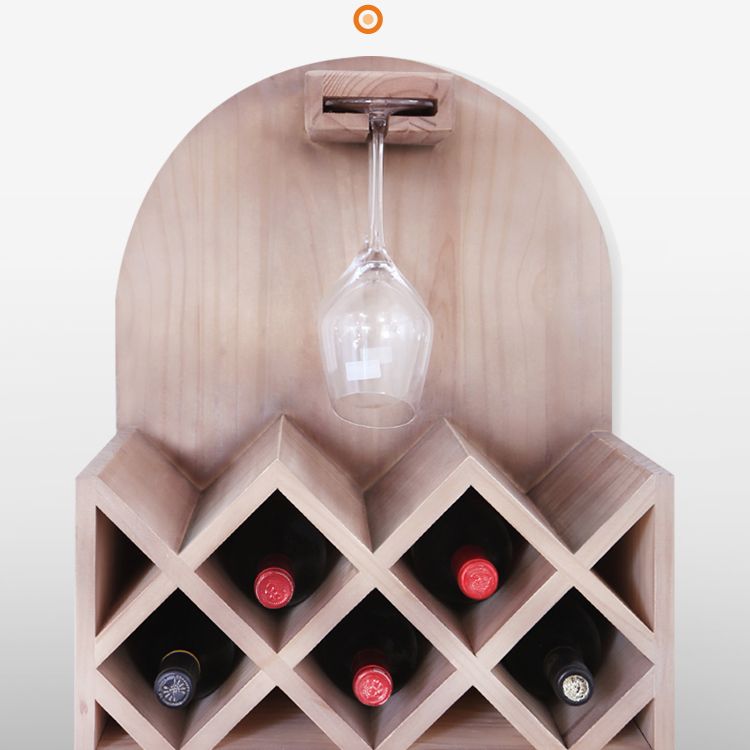 Modern Trestle Wood Bar Wine Table Wine Rack Bar Height Cocktail Table in Natural Clearhalo 'Bar Furniture' 'Bar Tables' 'bar_tables' 'furn' 'furn_bar_tables' 'Furniture' 'furniture_bar_tables' 'Kitchen & Dining Furniture' 'kitchen&dining_furn' 'kitchen' 1200x1200_0c529b1f-628e-4449-99c9-be50fe898dc2