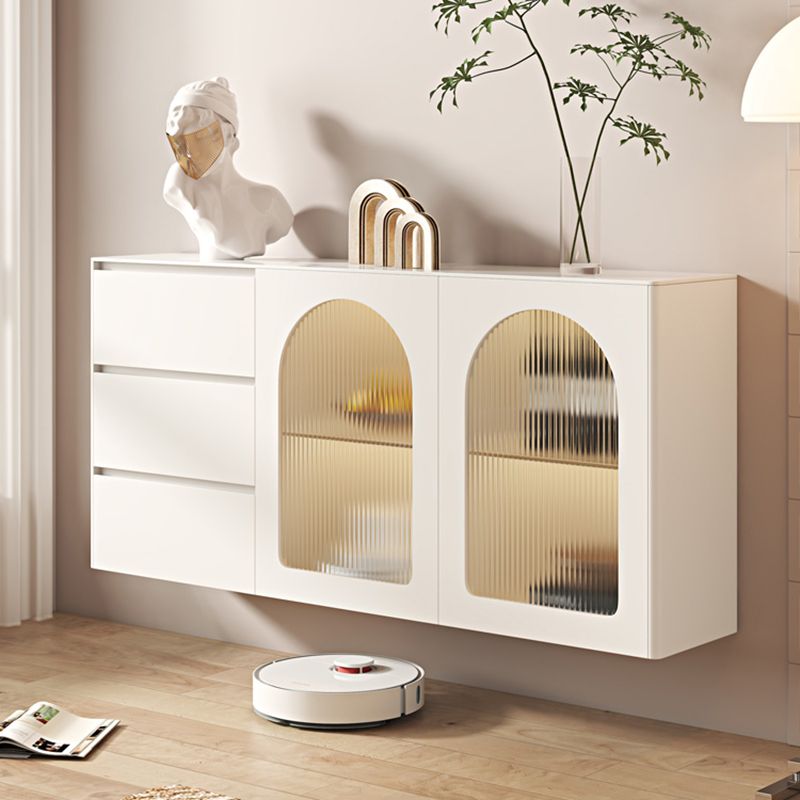 Server da pranzo in pietra di buffet contemporanei con luci per sala da pranzo