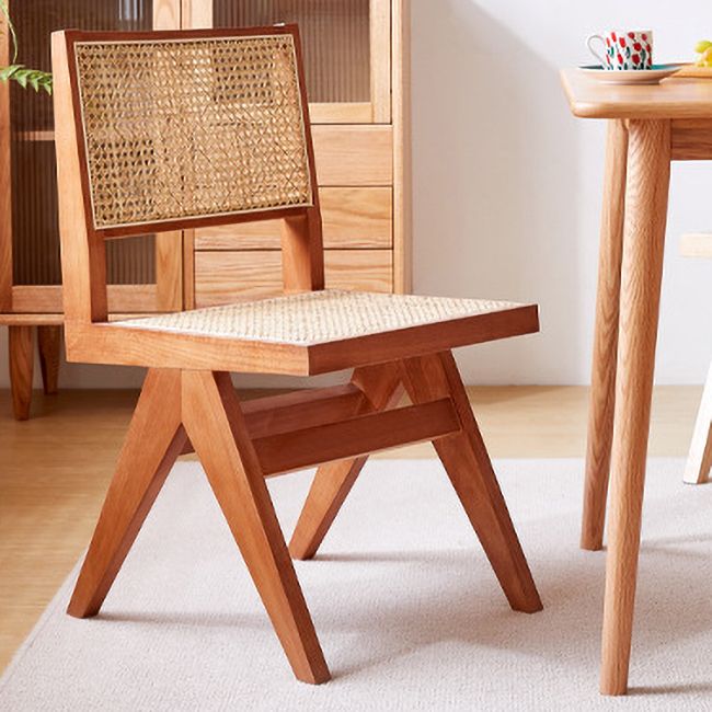 Solid Rubberwood Kitchen Dining Room Chairs Open Back Side Chairs Sets Clearhalo ' kitchen&dining_furn' 'Dining Chairs' 'Dining Tables & Seating' 'dining_chair' 'furn' 'furn_dining_chair' 'Furniture' 'furniture_dining_chair' 'Kitchen & Dining Furniture' 'kitchen' 1200x1200_0c53d76f-52f3-4a70-9b5f-28a9a3294a06