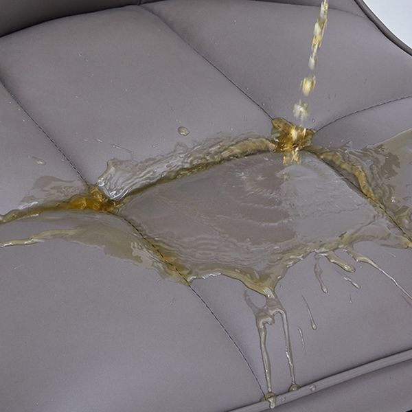 Scandinavian Home Side Chair Solid Back Metal Upholstered Dining Room Chair Clearhalo ' kitchen&dining_furn' 'Dining Chairs' 'Dining Tables & Seating' 'dining_chair' 'furn' 'furn_dining_chair' 'Furniture' 'furniture_dining_chair' 'Kitchen & Dining Furniture' 'kitchen' 1200x1200_0c56f776-aa73-4072-8703-c21a7c54be8d