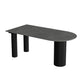 Modern Dining Table Stone Top Table with Steel Base in Black Clearhalo ' dining_table' 'Dining Tables & Seating' 'Dining Tables' 'furn' 'furn_dining_table' 'Furniture' 'furniture_dining_table' 'Kitchen & Dining Furniture' 'kitchen&dining_furn' 'kitchen' 'kitchen_dining_table' 1200x1200_0c575323-d9ee-48cc-bd2d-91ef3f0199ae