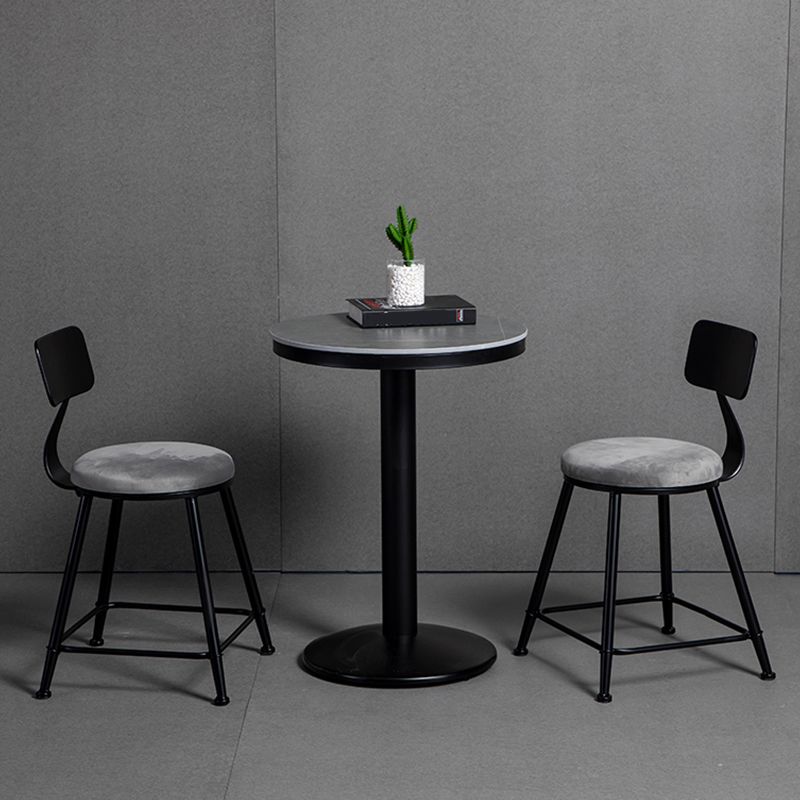 1/2/3 Pieces Industrial Gray Stone Top Bar Table Set Counter Table with Stools Clearhalo 'Bar Furniture' 'furn' 'furn_home_bar_bar_sets' 'Furniture' 'Home Bars & Bar Sets' 'home_bar_bar_sets' 'Kitchen & Dining Furniture' 1200x1200_0c59bd28-9fcd-4d61-8718-d2158dd4e7f6