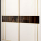 White Wardrobe Closet Engineered Wood Wardrobe Armoire with Garment Rod
