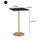 Glam 1/3/5 stuks staaftafel set rond stenen aanrecht met hoge ontlasting voor café